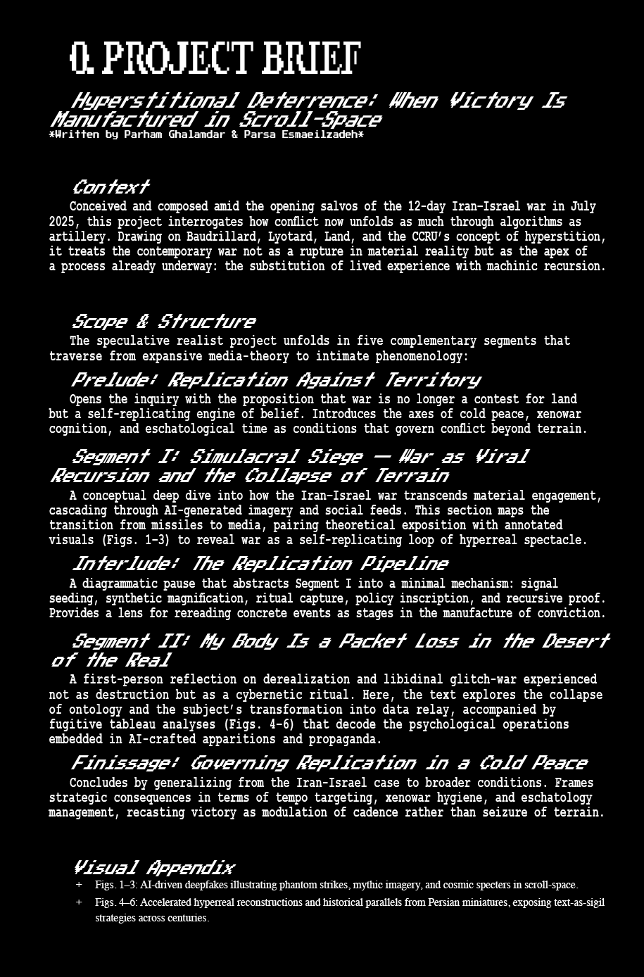 Hyperstitional Deterrence