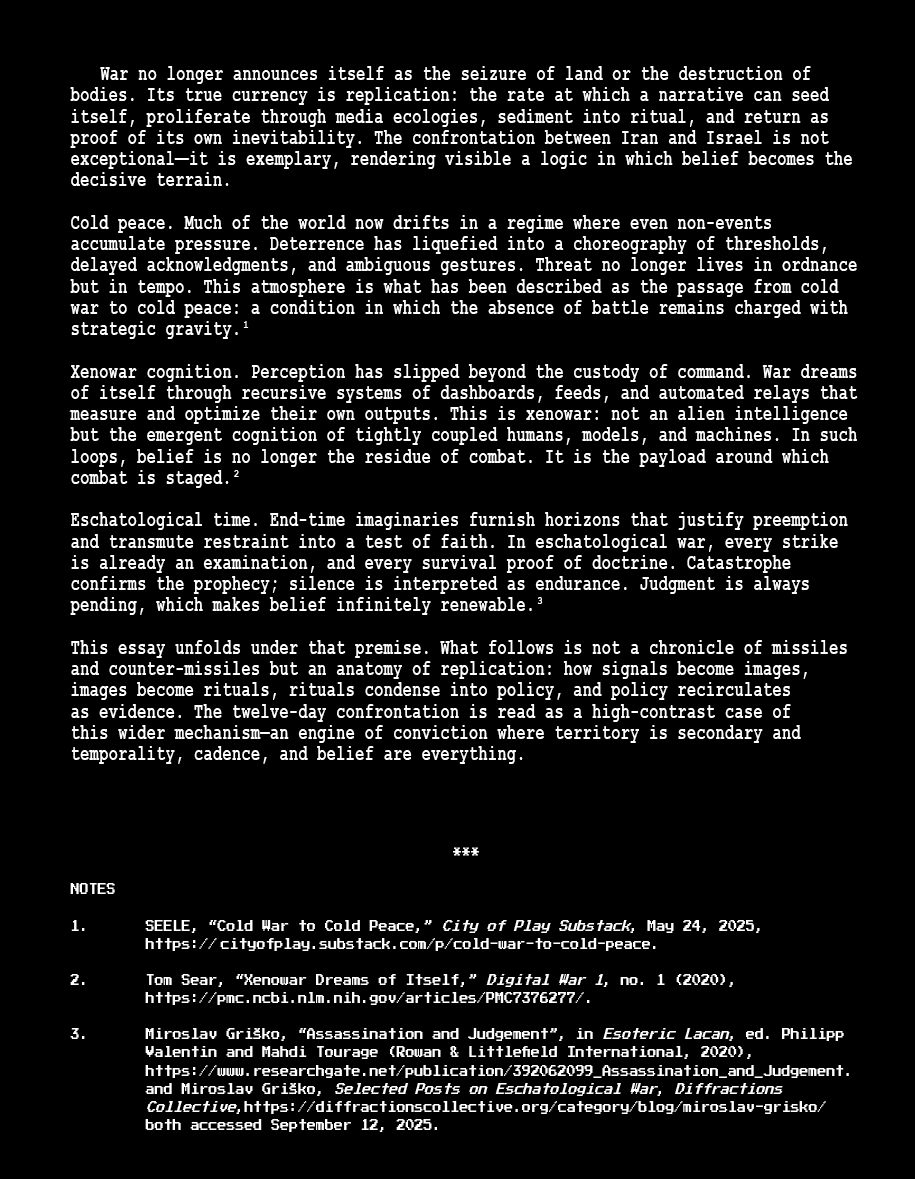 Hyperstitional Deterrence