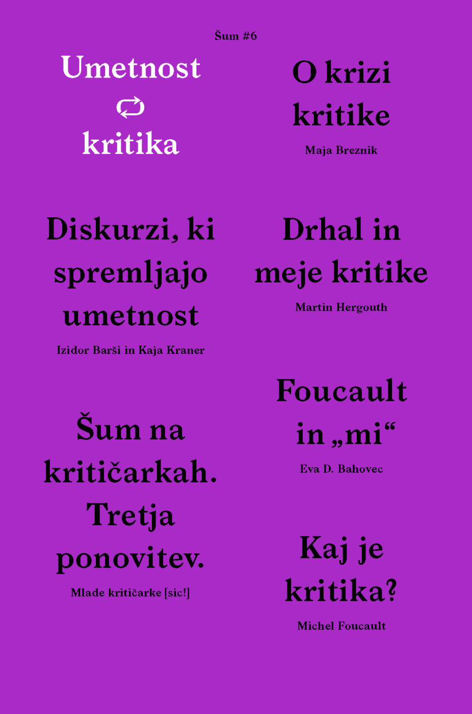 Umetnost ⮂ kritika